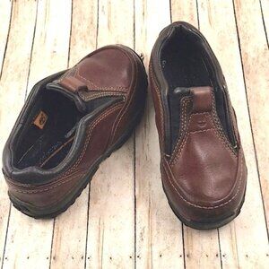 Timberland Brown Leather Slip-on Brown Toddler Size 8